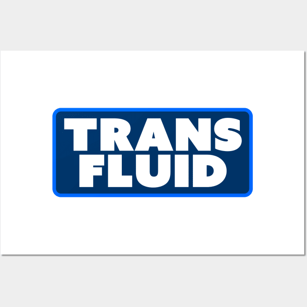 Trans Fluid Wall Art by ThinkMcFly